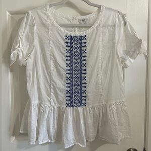 J.Crew Embroidered Blouse, 10